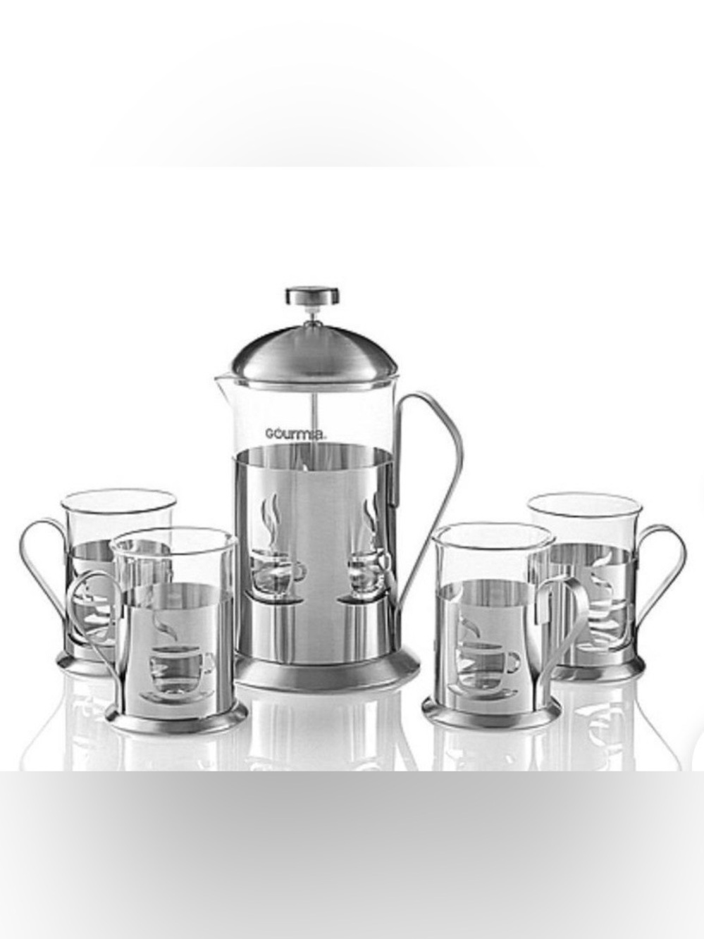 Berg HOFF Stainless Steel and Glass French Press Coffee Maker - Missing Press